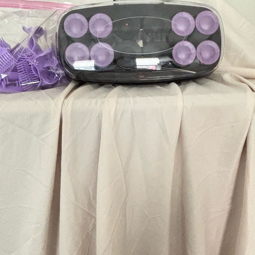 Conair Purple Hair Rollers Set Never used.